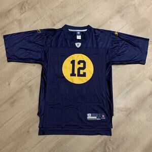 NFL Reebok Green Bay Packers Aaron Rodgers #12 Jersey Men's Small Acme Throwback